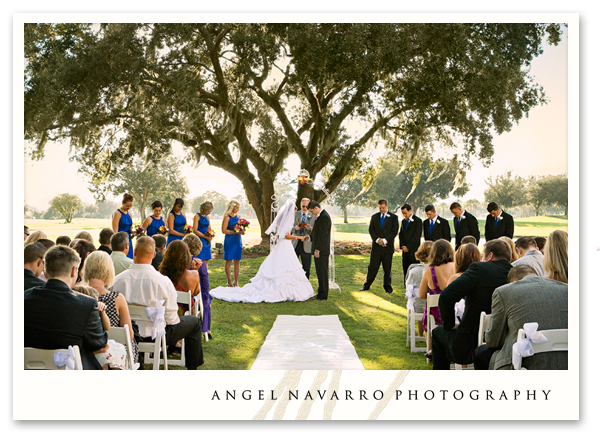 A great day for an outdoor wedding the wedding was spectacular