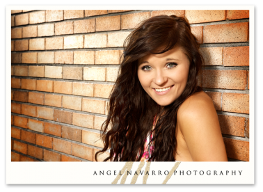 High school senior pictures.